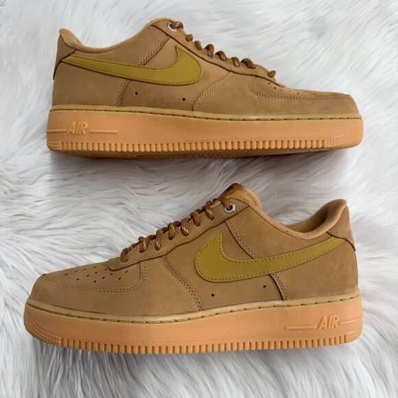 Nike Air Force 1 Low Flax Wheat Mens CJ9179-200 VNDS Sz 10.5 - Picture 4 of 7